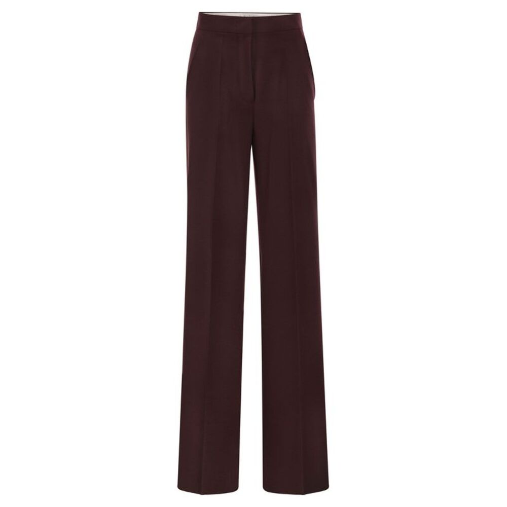 Max Mara Women Mxmextra - Tailored Stretch Virgin Wool Trousers
